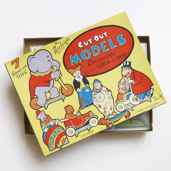 nicolettavintage " The Burleigh Series" 7 Stand Up Toys, Vintage Toy