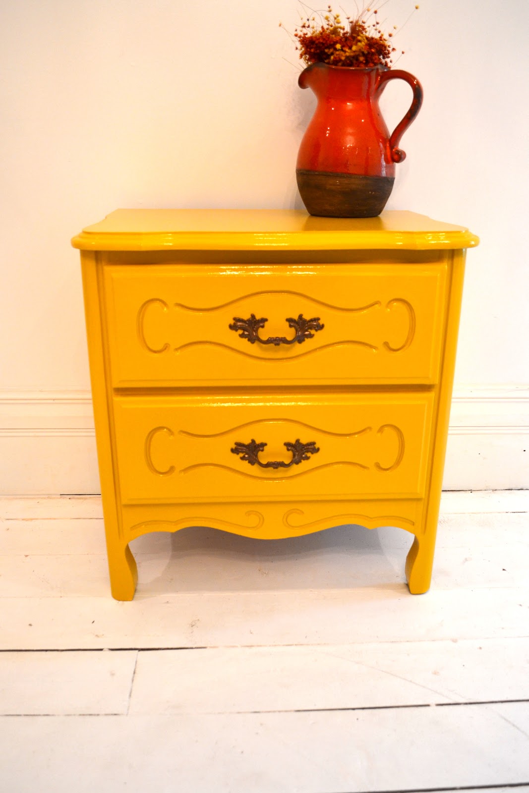 Beatnik Barn Yellow Nightstand Giveaway
