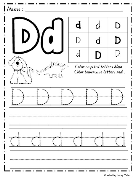 Free Letter Handwriting Worksheets