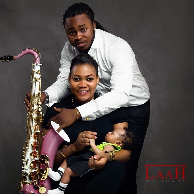 Family Time Yemi Sax Thanks God For Wife and Son
