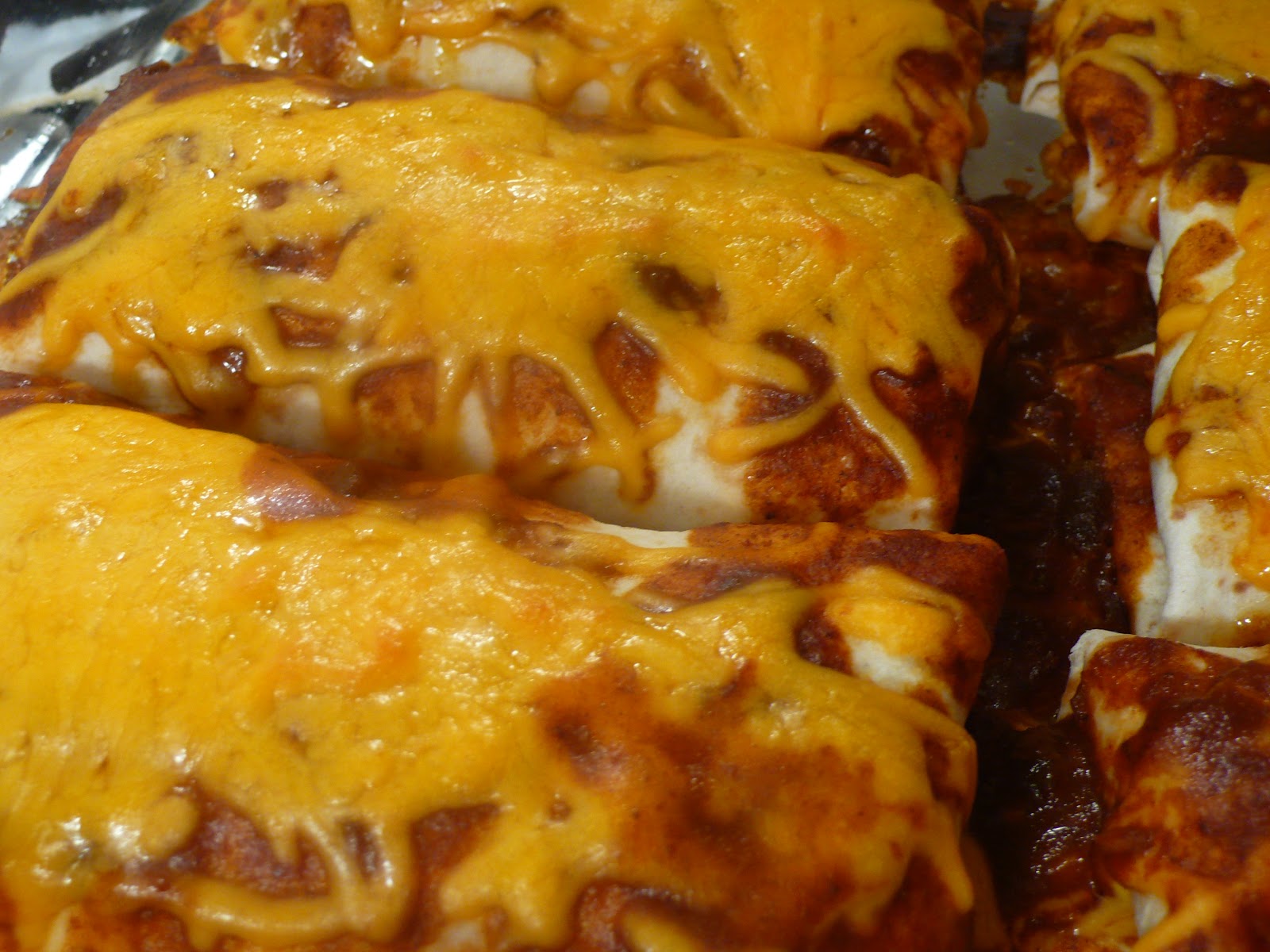 Joyously Domestic Chile Colorado Burritos