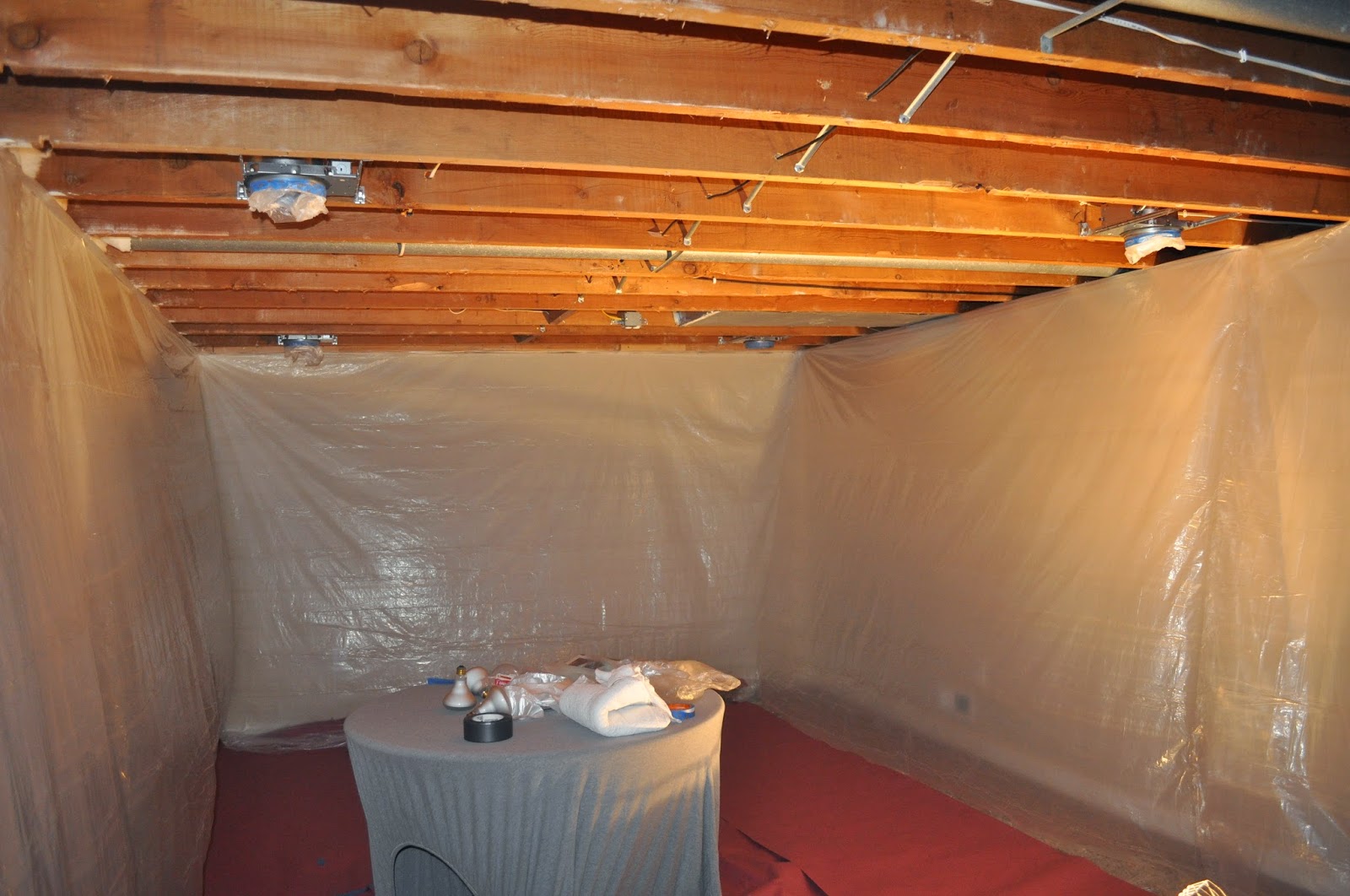 Carri Us Home Painting A Basement Ceiling