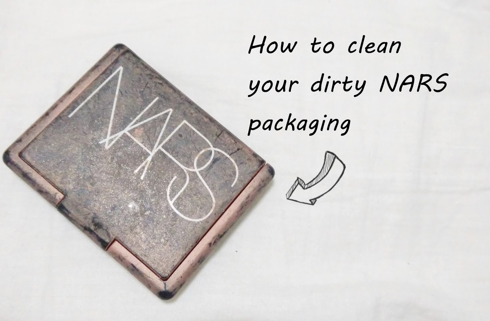 How to clean your dirty NARS packaging