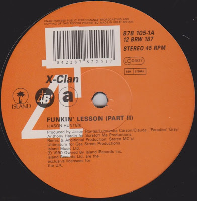 X-Clan – Funkin' Lesson (1990) (VLS) (256 kbps)