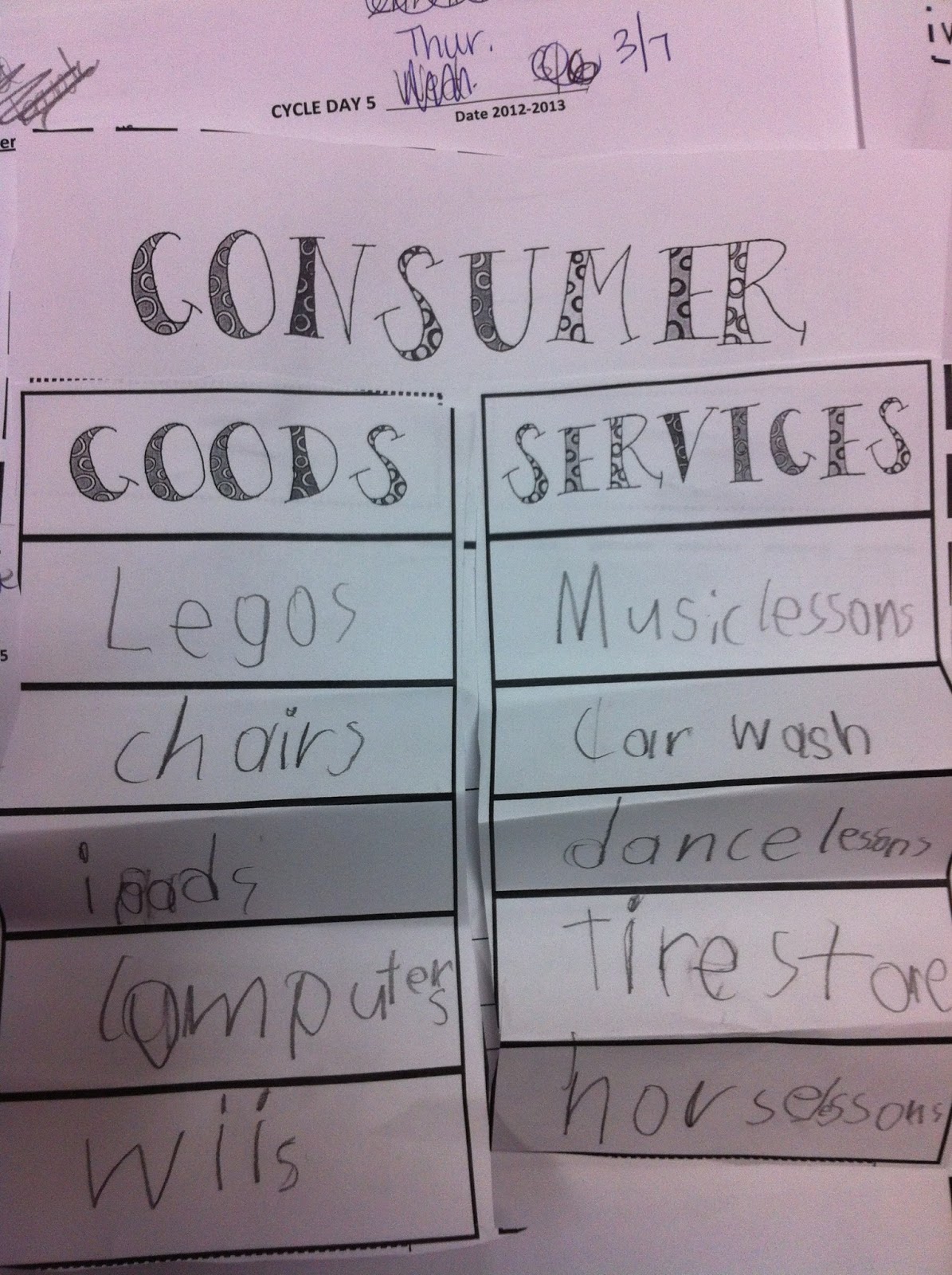 Follow First Grade Goods and Services