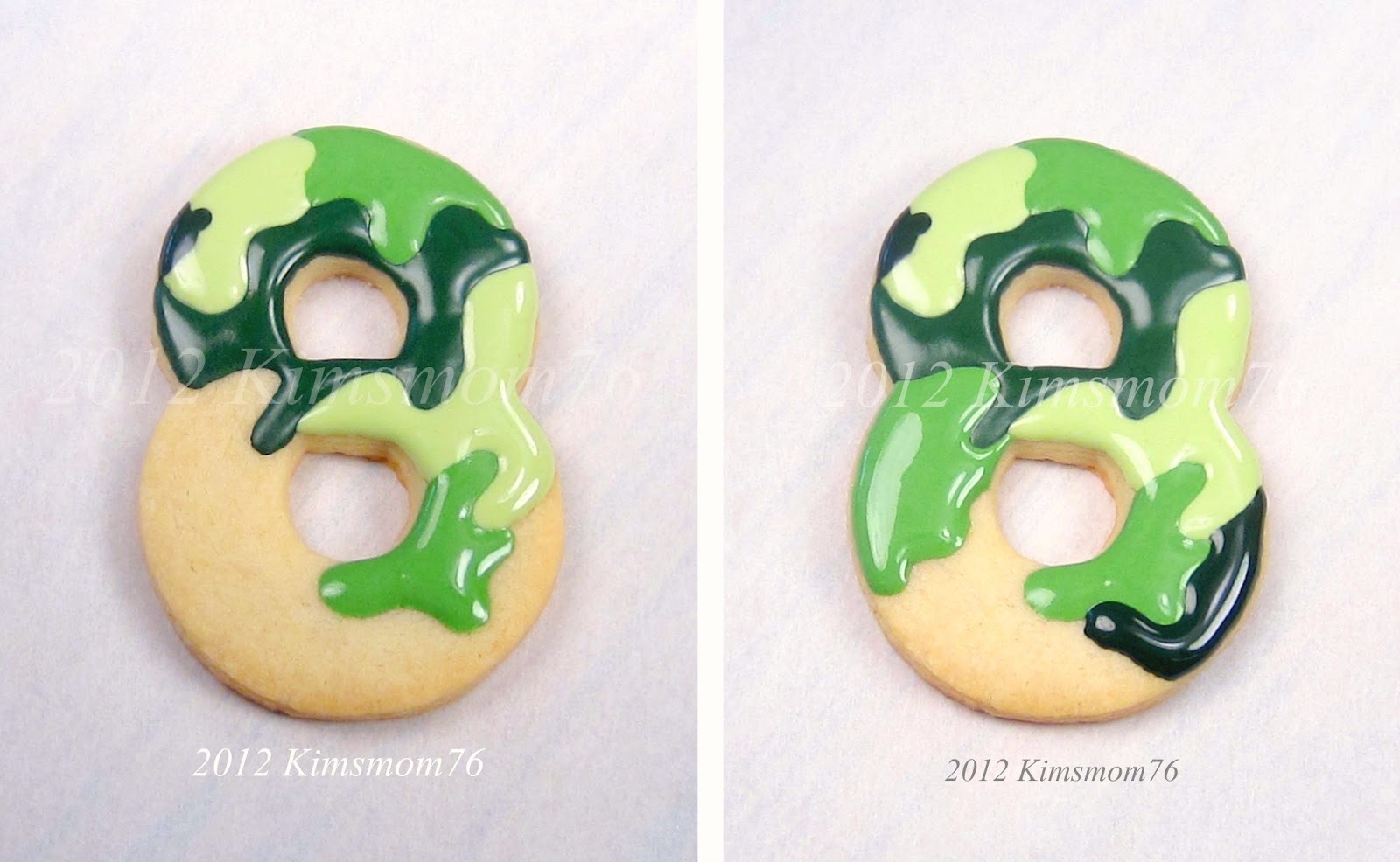 Kimsmom76: Camouflage Cookies - Tutorial