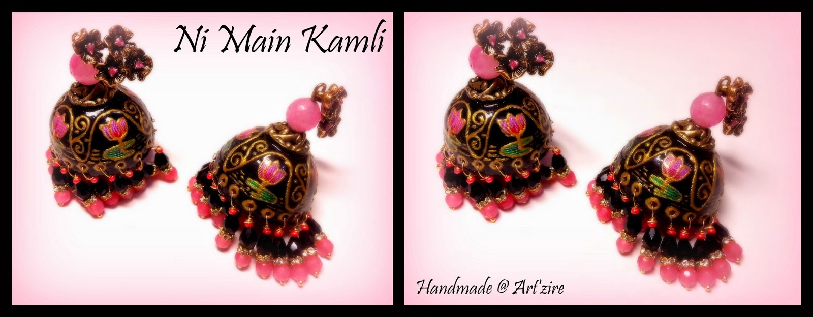 Quilling Me Softly Quilled jhumka, varnish application tutorial