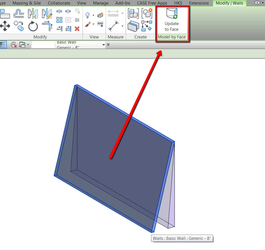 Philosophy in BIM Wall by Face Part 2. Creating a Slanted Wall Tool