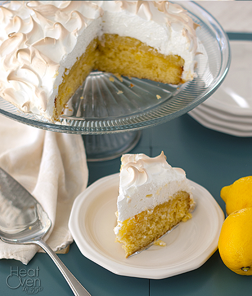 Lemon Meringue Cake