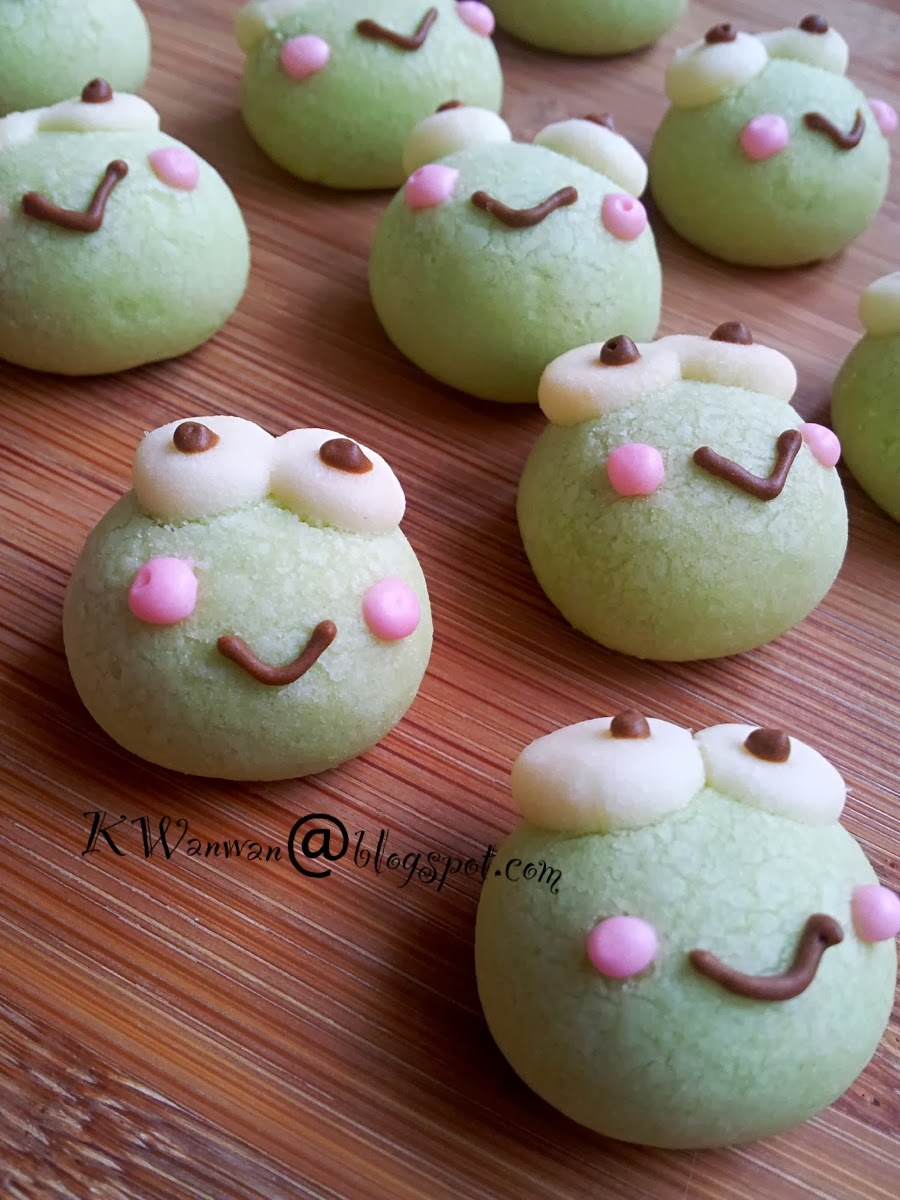婉婉午茶 大眼蛙绿茶德国酥饼Keroppi Deco Green Tea German Cookies