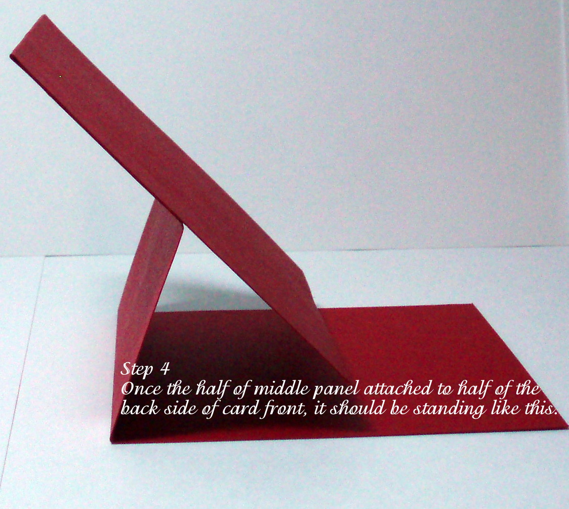 Seongsook's Creations Easel Card & photo instructions