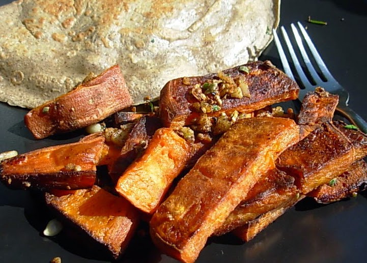 From Kirsten's Kitchen to Yours Moroccan Spiced Pan Fried Yams