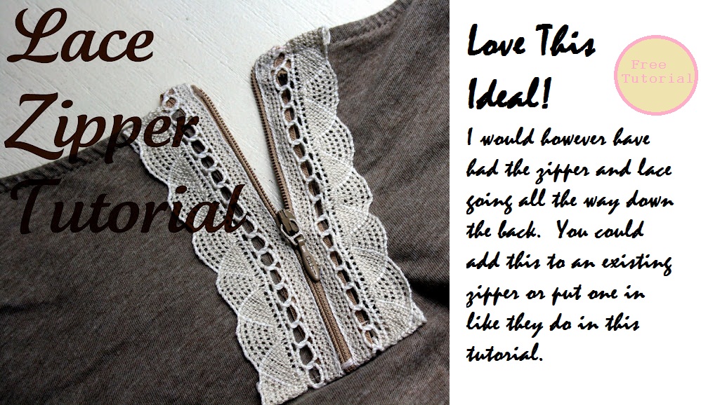 The Best Lace DIY Fashion and Accessories Ideals, and Tutorials Oh