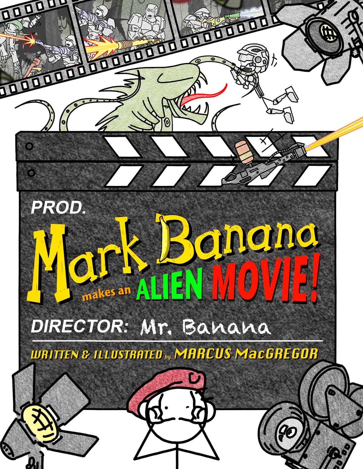 NEW RELEASE!  Mark Banana makes an Alien Movie