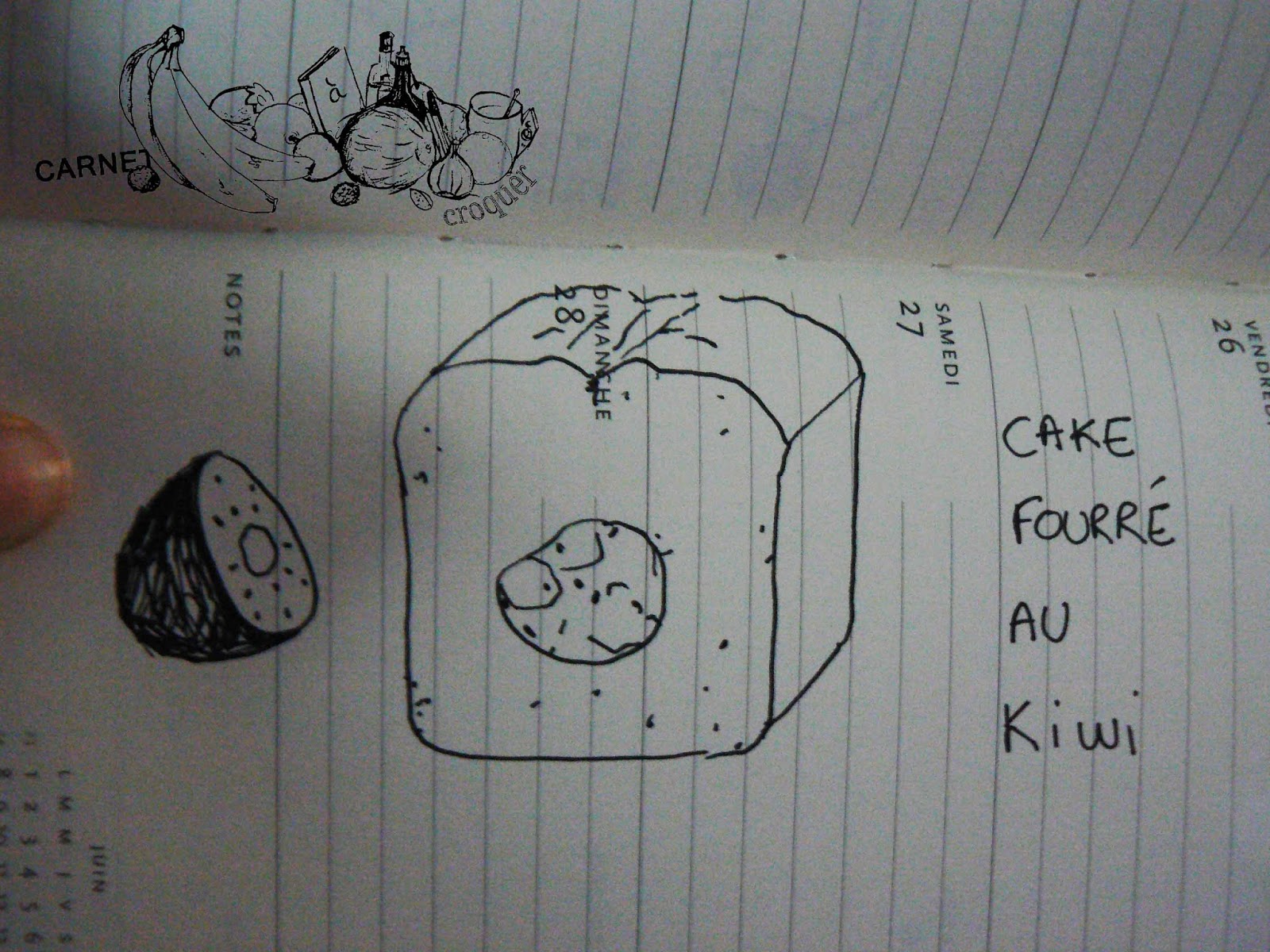 Carnet A Croquer Cake Au Kiwi