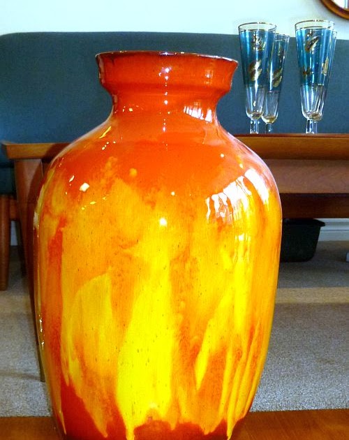 Antiques On Kent SOLD Midcentury Canadian Pottery Vase