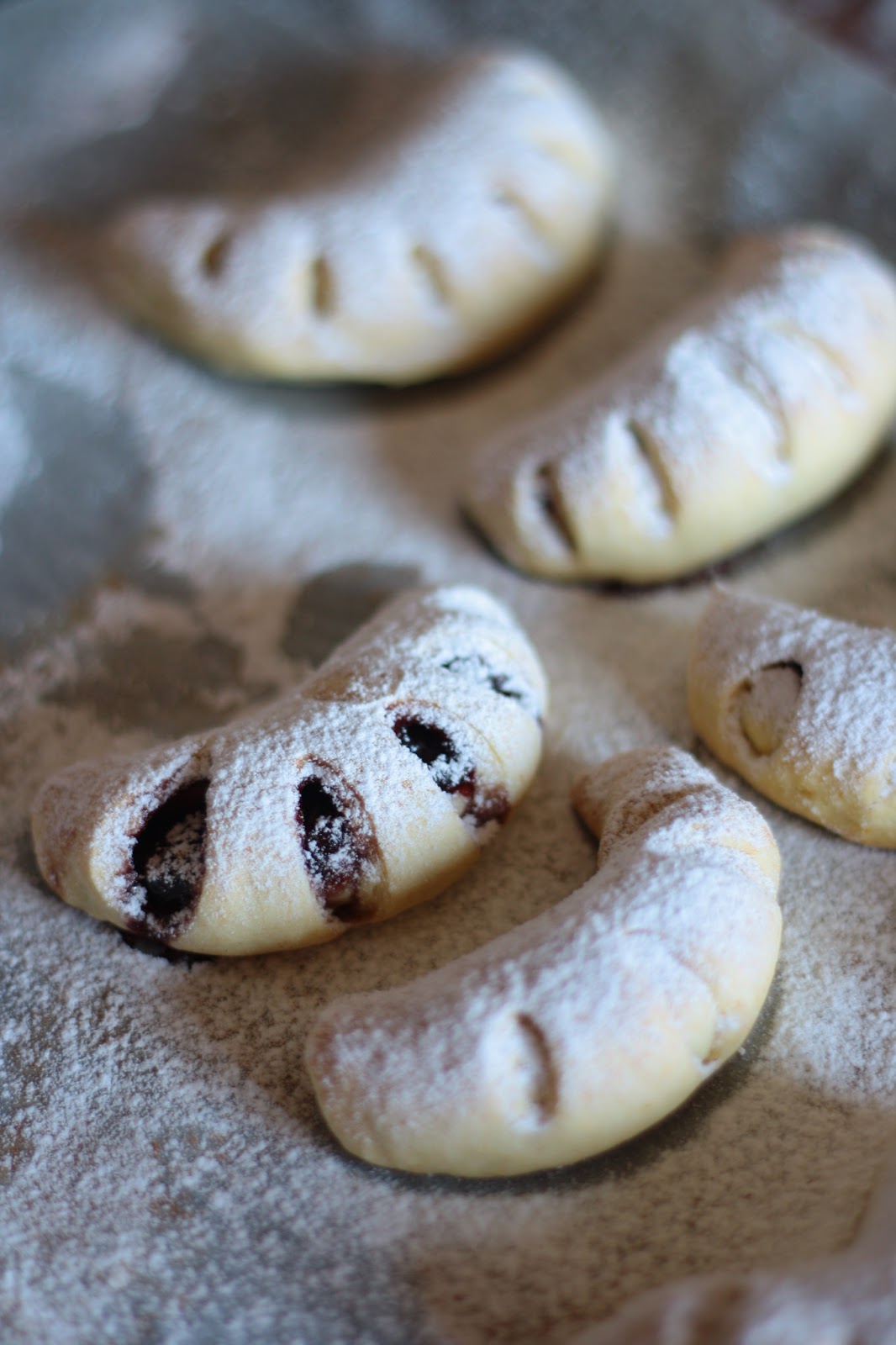 the Old Curiosity Shop Crescent Cookies with Plum Jam