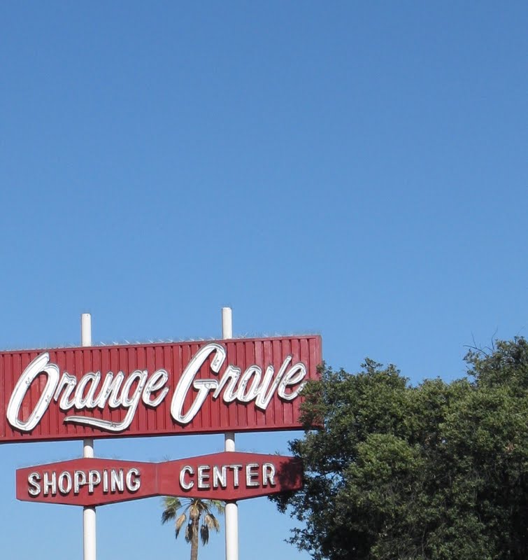 the sky is big in pasadena orange grove shopping center