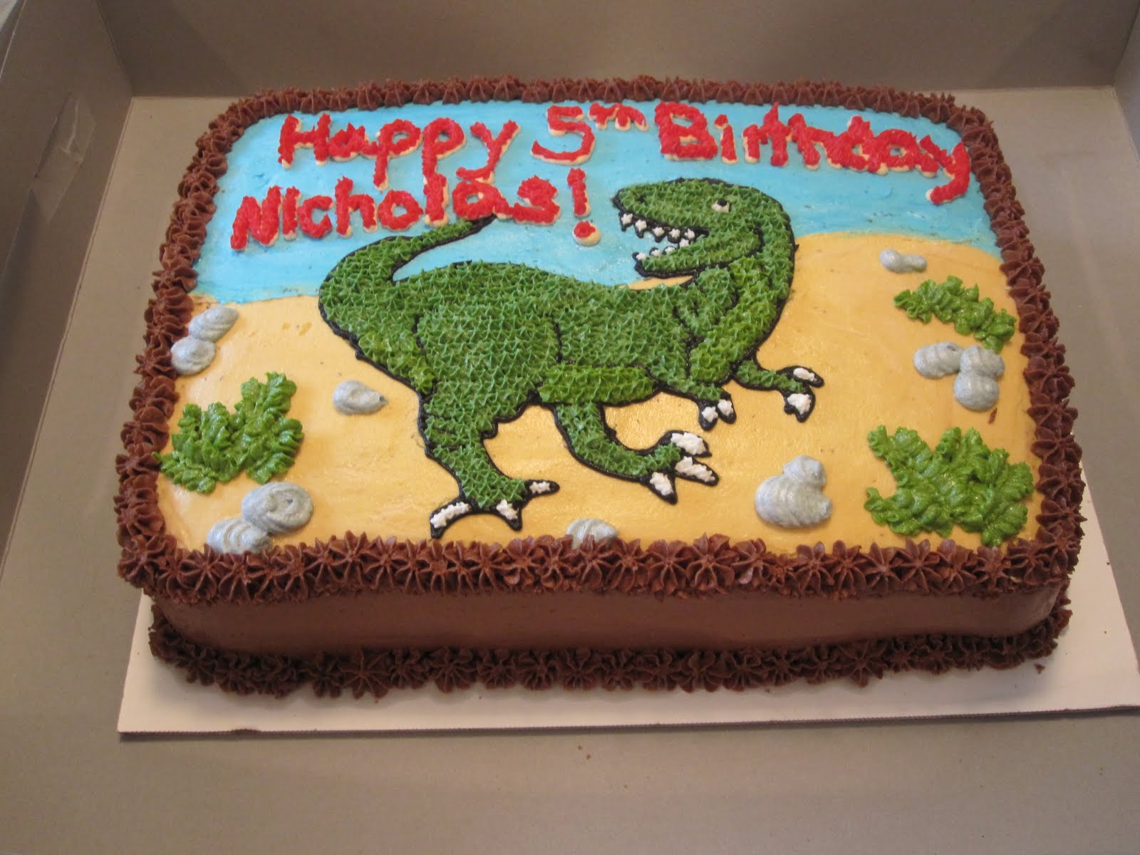 T-Rex Cake.