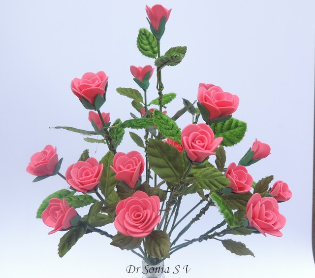 Cards ,Crafts ,Kids Projects Handmade Foam Rose Flower Tutorial