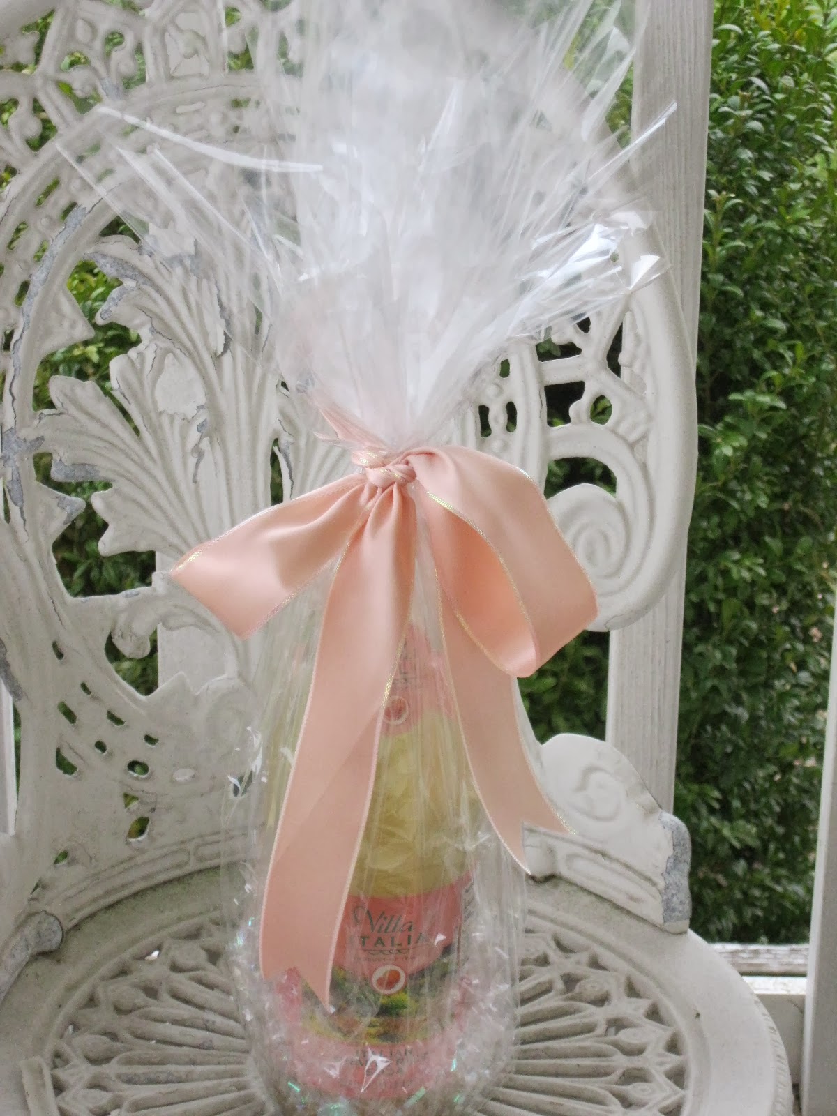 Ribbons & Favors HOW TO CELLOPHANE WRAP A BOTTLE