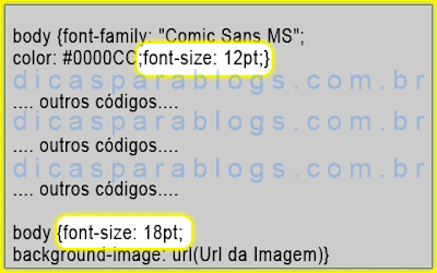 erro no html do blog