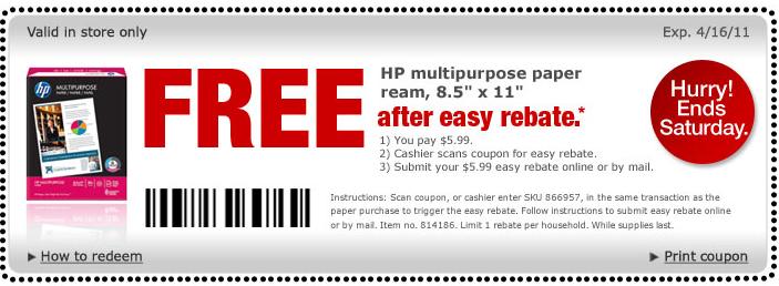 staples printable coupons april 2011. Staples is once again offering