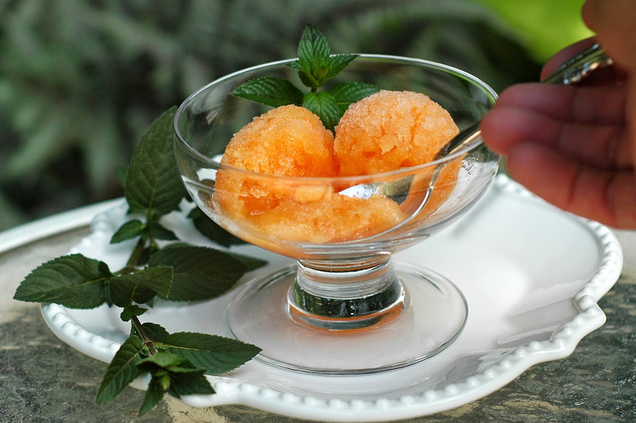 Savoring Time in the Kitchen Aperol Granita