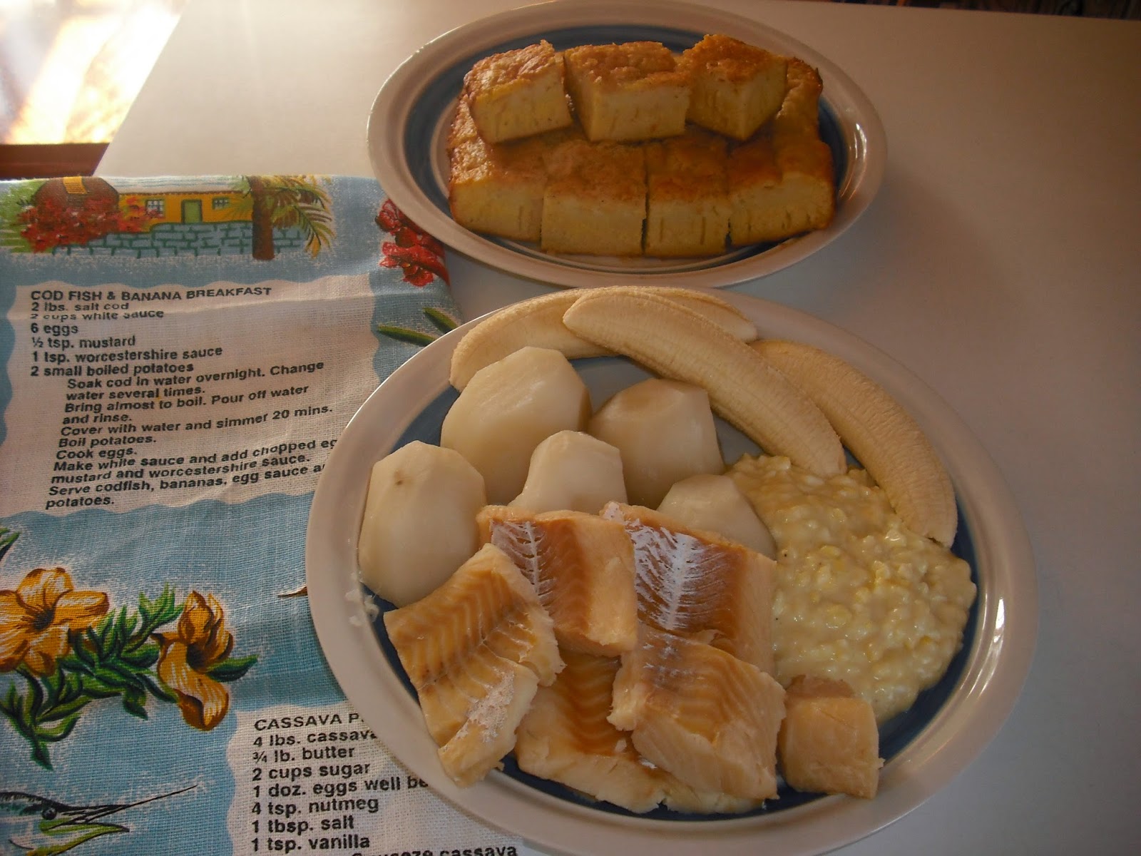 Recipe Marketing Cod Fish And Banana Breakfast