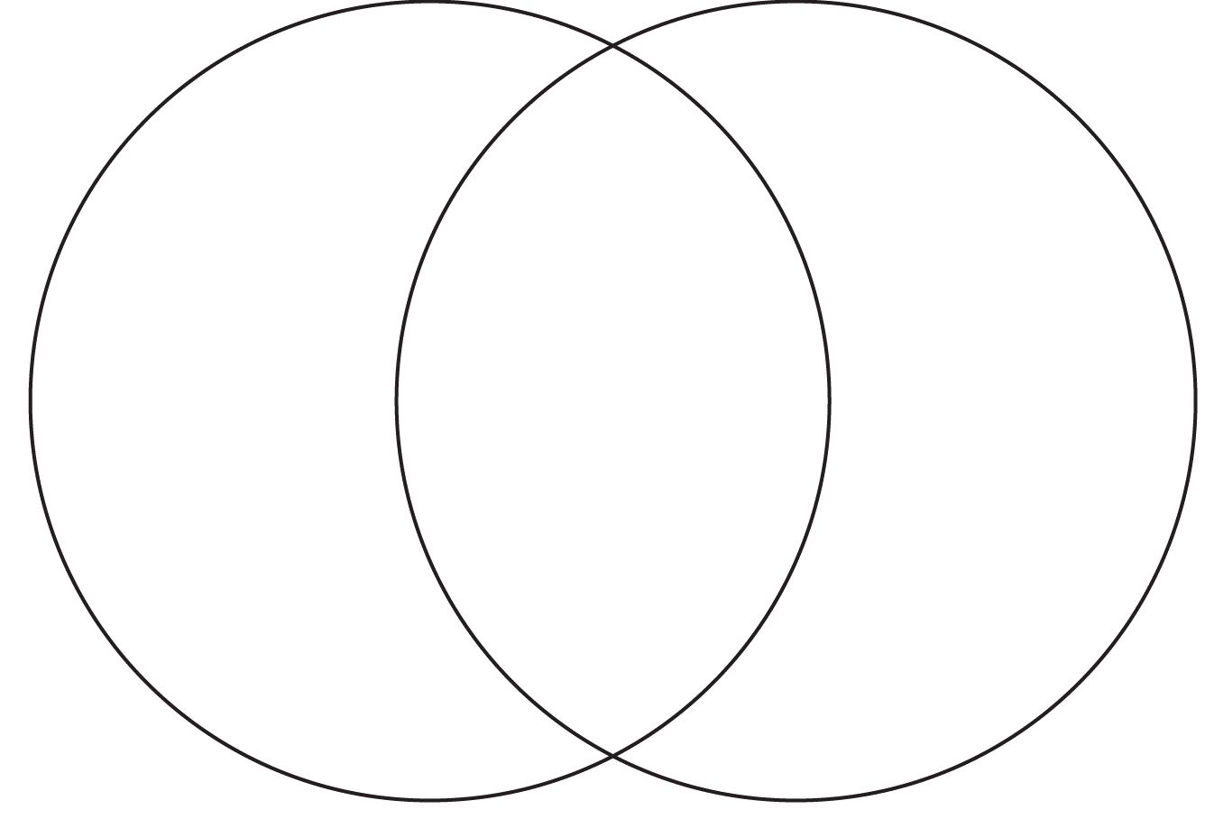 It's just a picture of Versatile Printable Venn Diagram 2 Circles It is a picture of Versatile Printable Venn Diagram 2 Circles