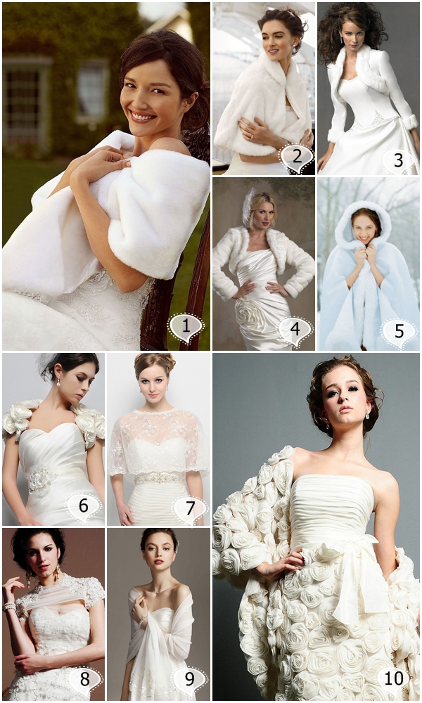 Bridal Jackets, Wraps, Capes and Shrugs