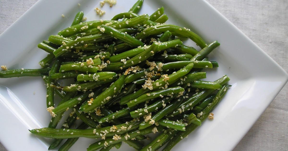 Sesame Garlic Green Beans Edesia's Notebook