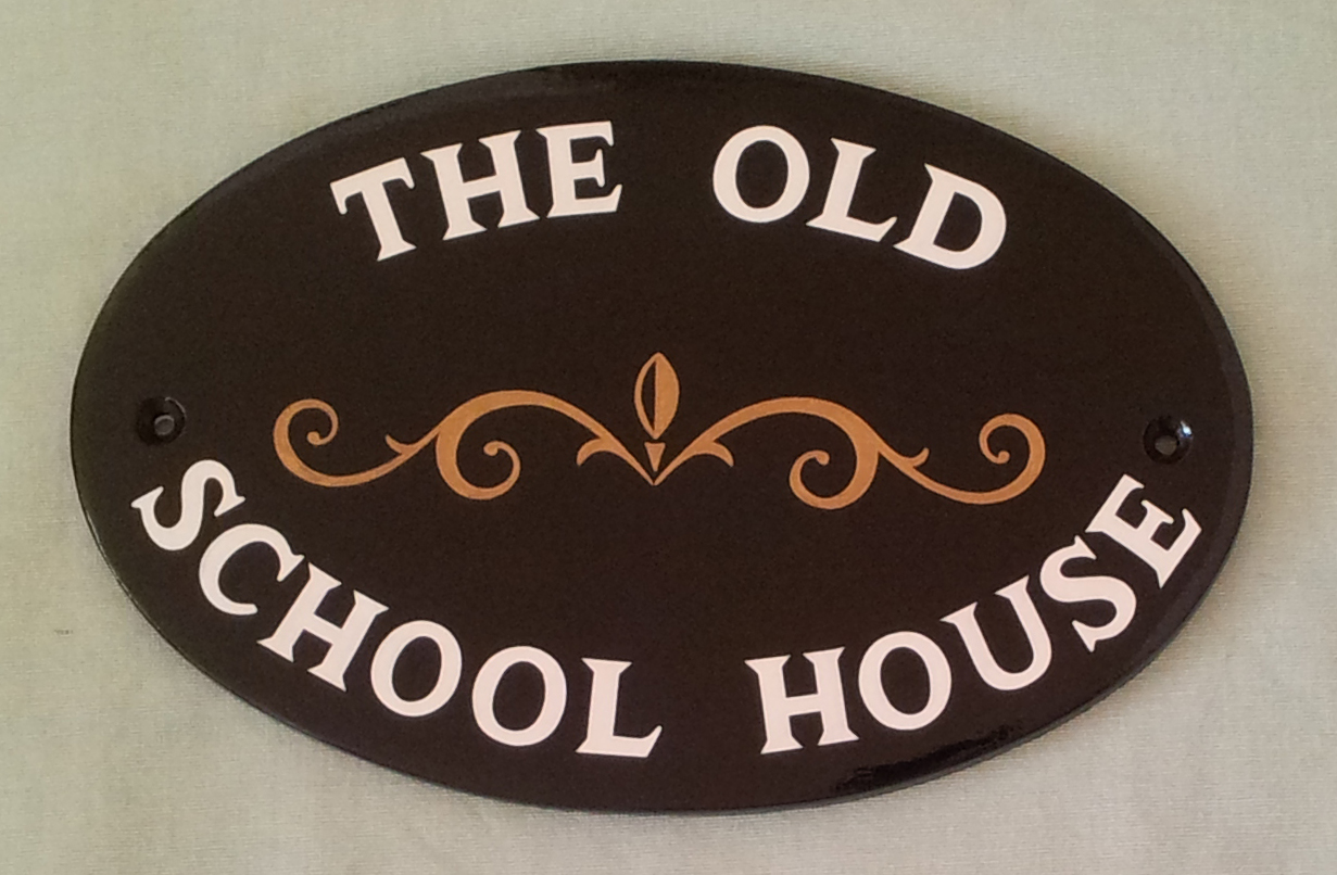 Hand Painted House Signs By Ceramic Art House Signs With Lavender