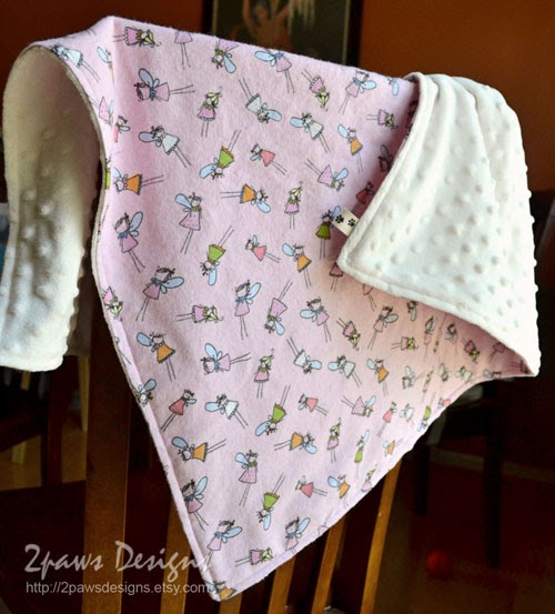 Little Fairies Stroller Blanket 2paws Designs