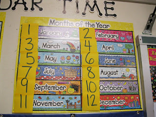 Ramblings of a First Grade Teacher...: Calendar time...