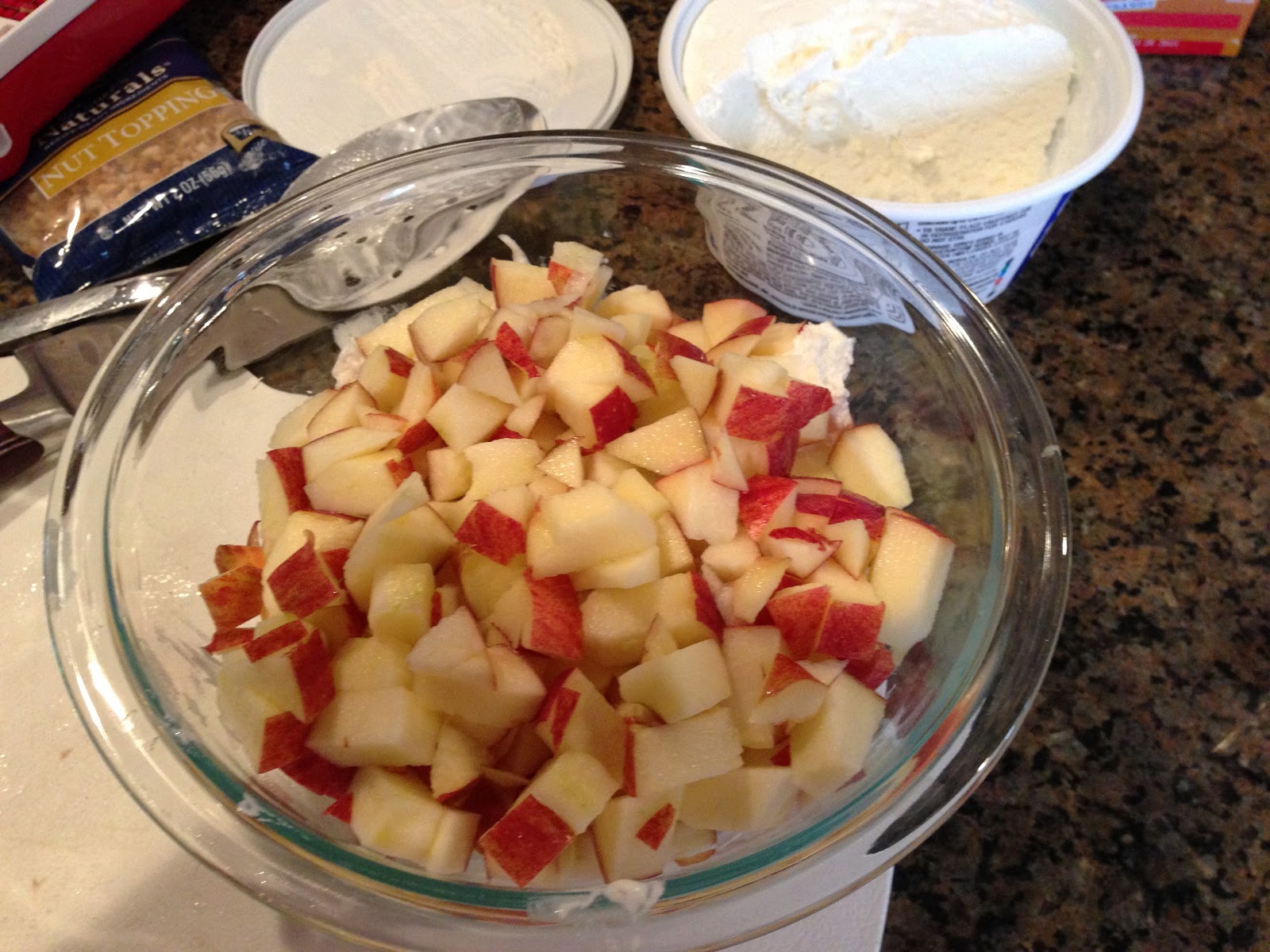 Life According to Weight Watchers Caramel Apple Salad Review!