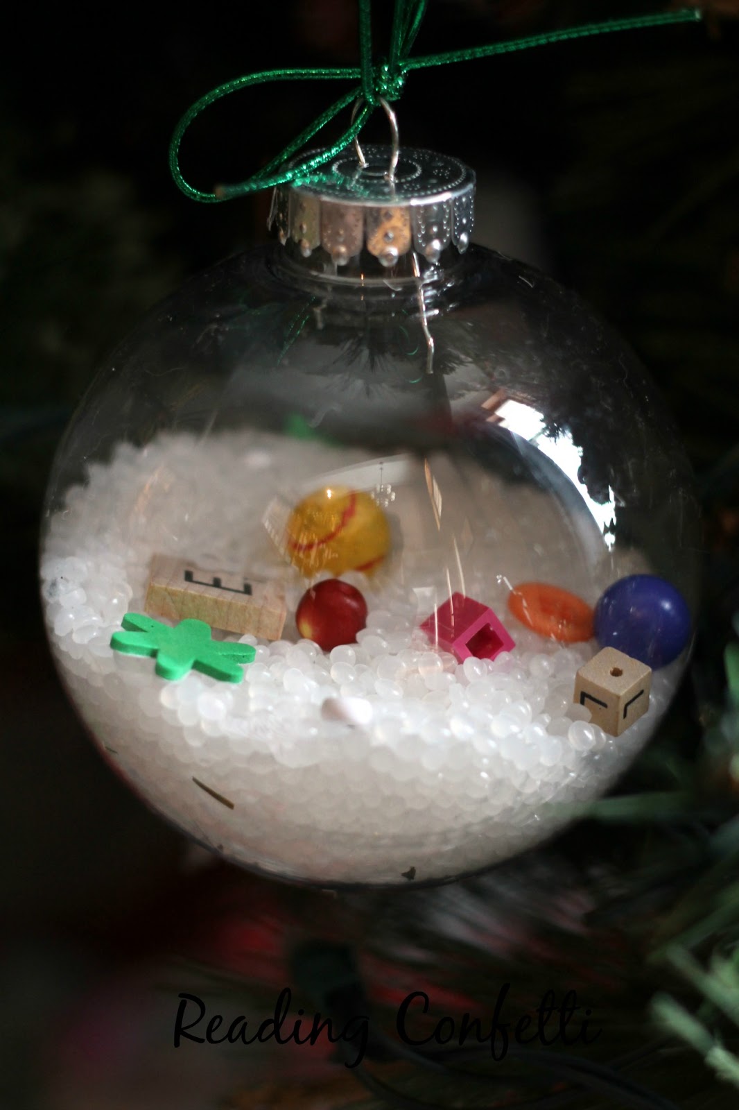 I Spy Christmas Ornaments: Kid-Made Gift ~ Reading Confetti