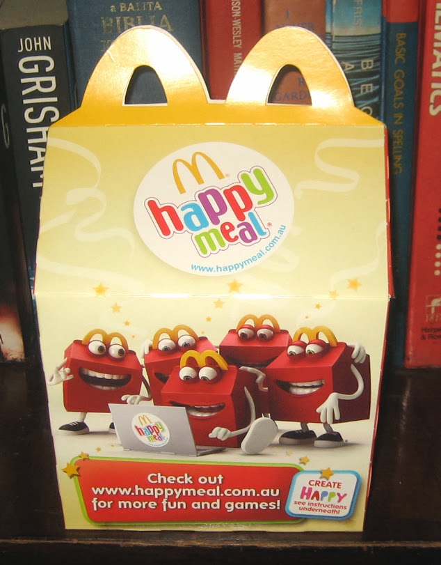 Percy's Fast Food Toy Stories Happy Meal Box Australia 2014 McD