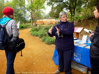 Liz Cutting at the new RSPB Wildlife Garden