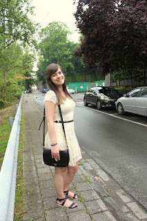 by Clothes & Dreams. OOTD: Celebration Time!: New Look dress, H&M shoulder bag, Pieces sandals