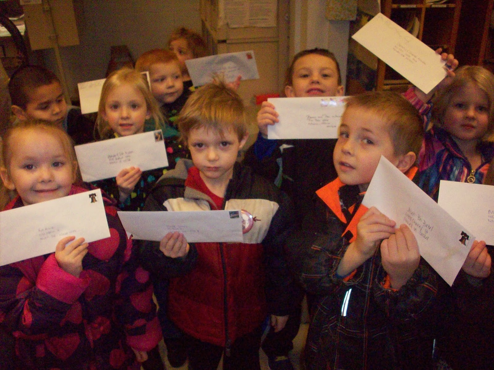 NewellFonda Preschool Post Office Visit