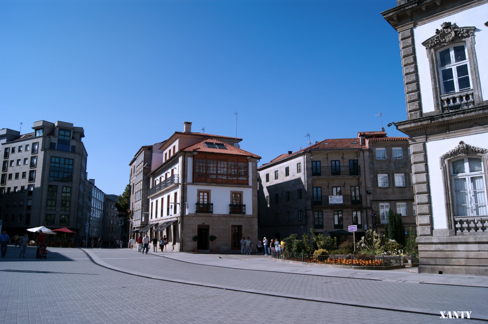 PONTEVEDRA EN FOTOS PLAZA DE ESPAÑA. PONTEVEDRA