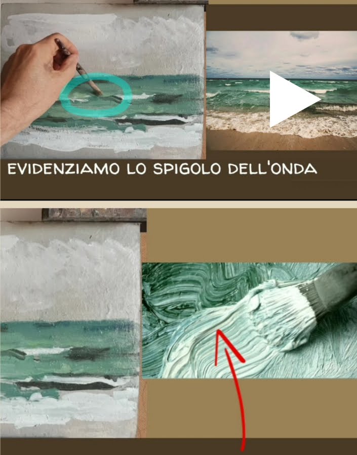 Il MARE: PITTURA AD OLIO