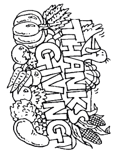 ThanksGiving Coloring Pages Print