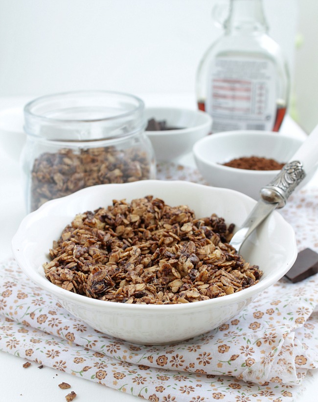 Nem acredito que é saudável! Granola de café . Coffee Granola