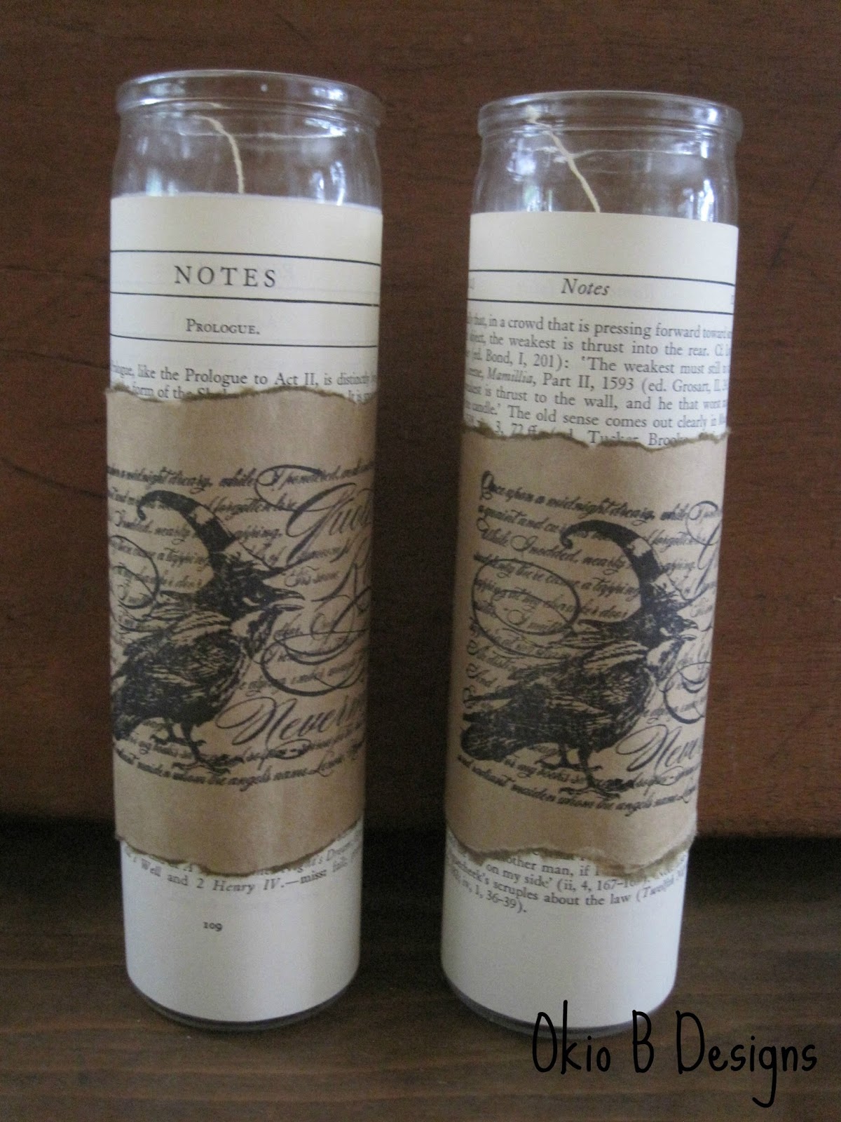 Spooky Dollar Store Prayer Candles Okio B Designs