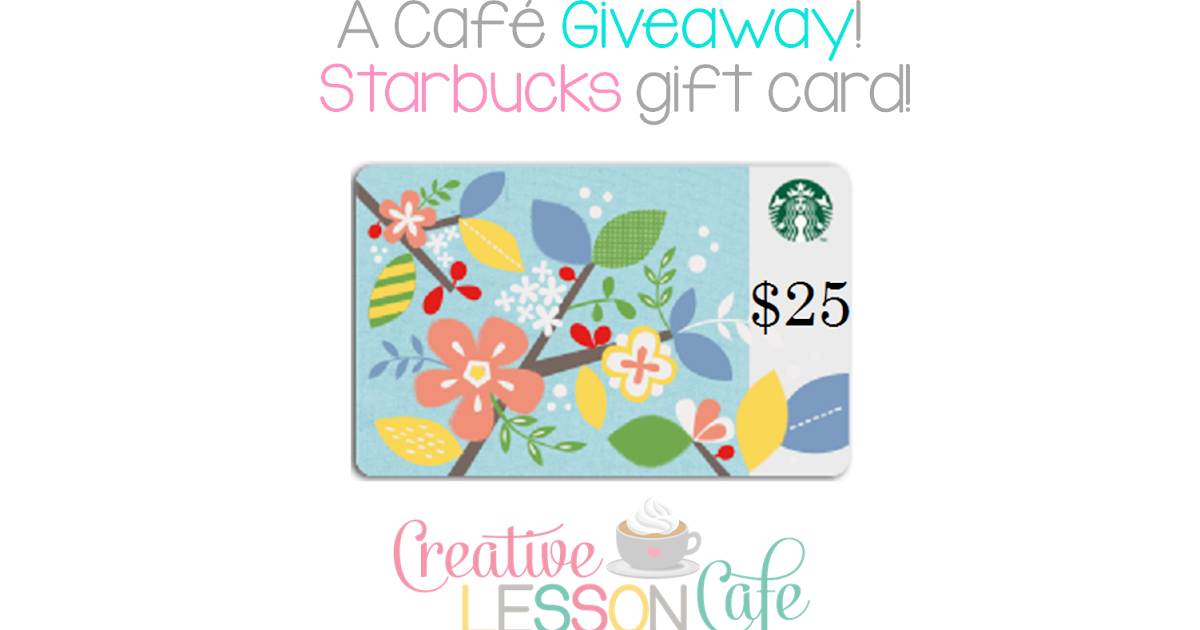 Creative Lesson Cafe New Blog Design and a Cafe Giveaway