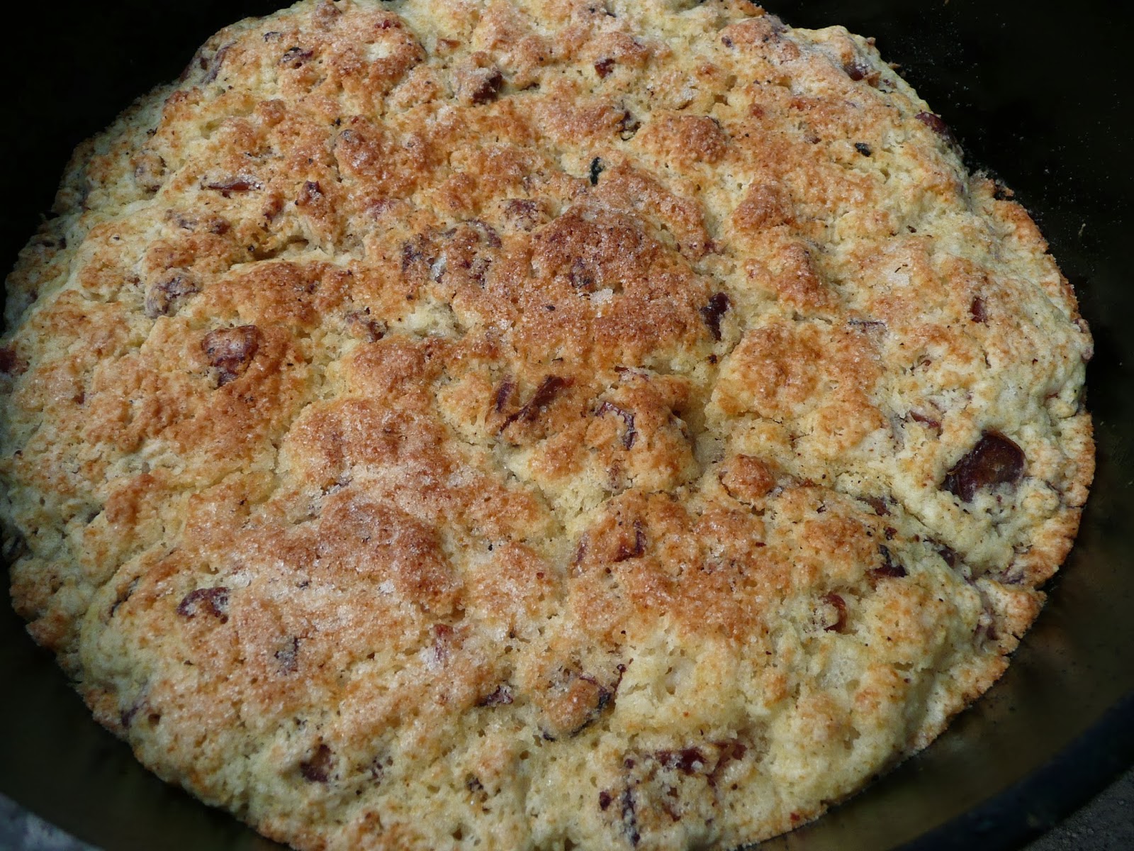 Everyday Dutch Oven Bacon and Date Scones