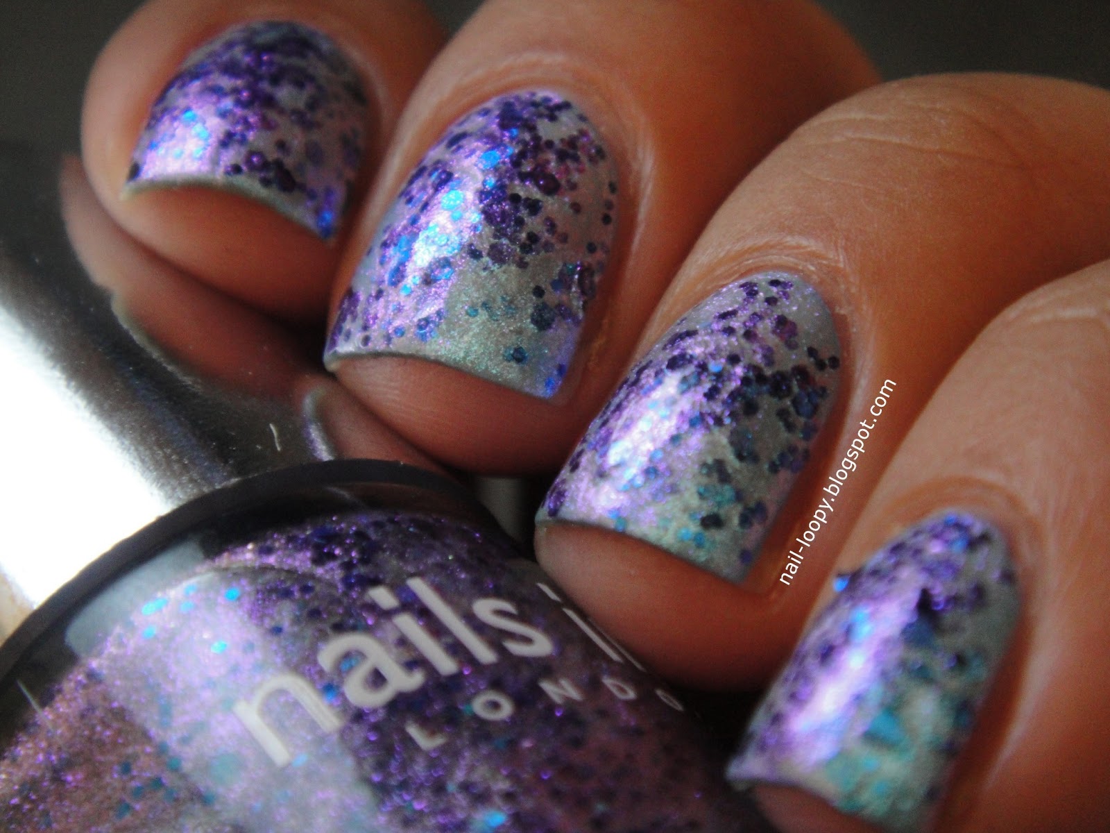 nail loopy NAILS INC GLITTER BOMB/STARTDUST COLLECTION SWATCHES & REVIEW