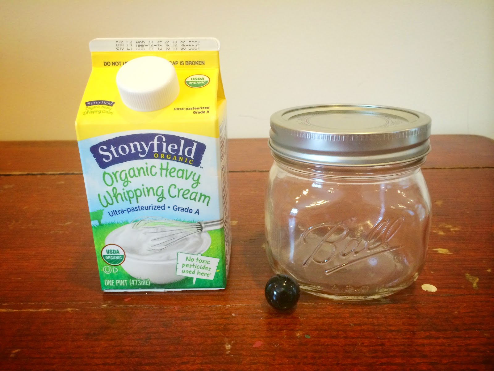 Our Beautifully Messy House Homemade Butter in a Jar